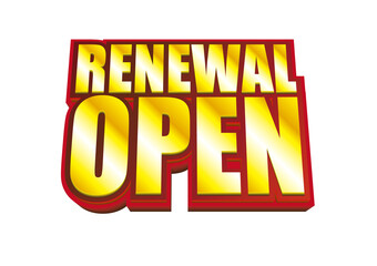 リニューアルオープン［ベクター素材］