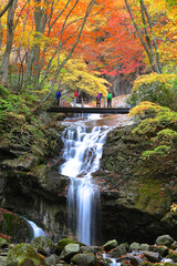 秋のあだたら渓谷（福島県・二本松市）