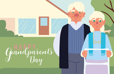 happy grandparents day card