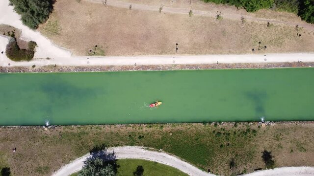 Canoeing in Jamor,  Lisbon, Portugal