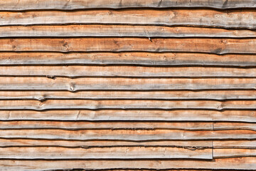 Fototapeta premium Background from a walle made of wooden planks