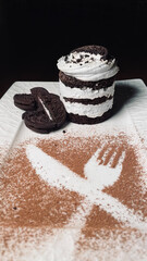 cup of coffee with chocolate