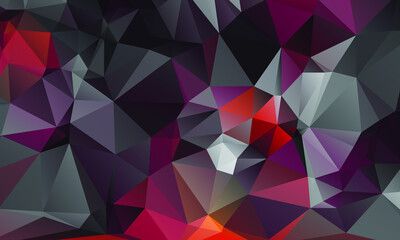 Abstract Color Polygon Background Design, Abstract Geometric Origami Style With Gradient