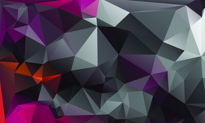 Abstract Color Polygon Background Design, Abstract Geometric Origami Style With Gradient