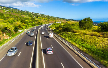 route des Tamarins, île de la Réunion 