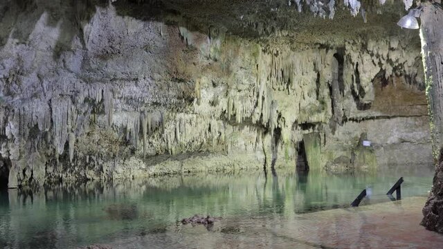 Beautiful cenote Choo-Ha in a cave, Mexico