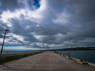 Fototapeta premium Winter Empty Pier