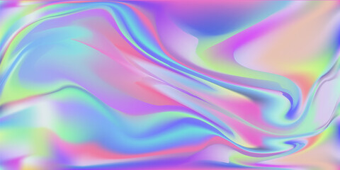 Holographic foil. Abstract wallpaper background. Hologram texture. Premium quality. Modern vector.