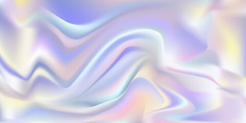 Obraz premium Holographic foil. Abstract wallpaper background. Hologram texture. Premium quality. Modern vector.