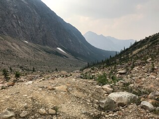 North shore of Mount Edith Cavell