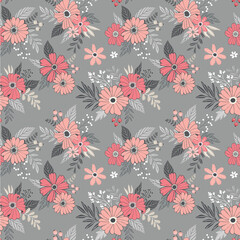 seamless pattern with flowers