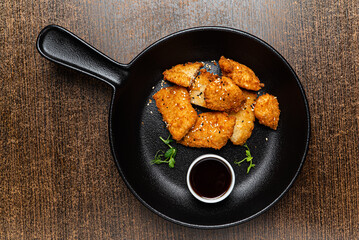 fried fish with soy sauce