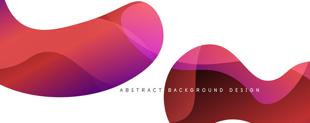 Trendy simple fluid color gradient abstract background with dynamic wave line effect. Vector Illustration For Wallpaper, Banner, Background, Card, Book Illustration, landing page