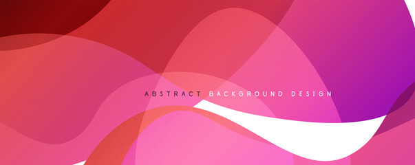 Trendy simple fluid color gradient abstract background with dynamic wave line effect. Vector Illustration For Wallpaper, Banner, Background, Card, Book Illustration, landing page