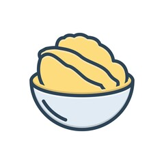 Color illustration icon for victims