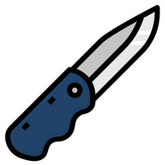 pocketknife line icon