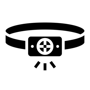 Headlamp Glyph Icon