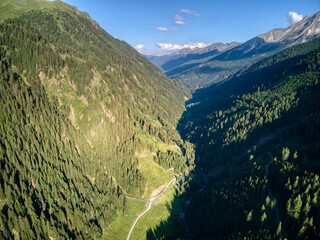 valley in the alps