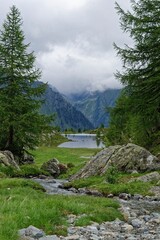 scenic view in the austrian alps