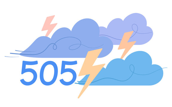 Error page illustration 505