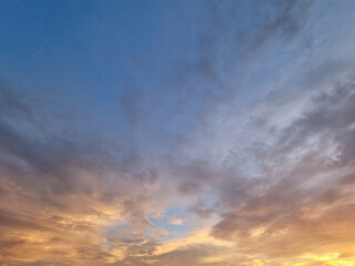 Fototapeta na wymiar vanilla sky background and cloud.