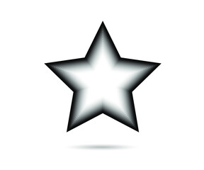 Obraz premium Star logo. Star lined icon, sign, symbol, Flat design, button, web. vector - illustration eps 10.