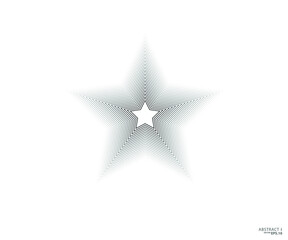 Star logo. Star lined icon, sign, symbol, Flat design, button, web. vector - illustration eps 10.