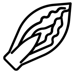 witlof outline icon