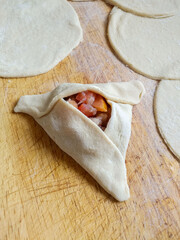 Traditional Homemade Eastern Fatayers, Empanadas Arabes Argentinas