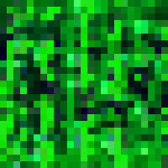 seamless bright pattern, pixels, colored fragments, tiles, squares, geometric, stained glass, glass, mosaic,green, turkish style, forest, grass, summer, spring, texture, background for design, digital