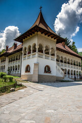 Fototapeta na wymiar Prislop monastery in Romania , july 2021