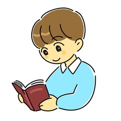 読書する男の子