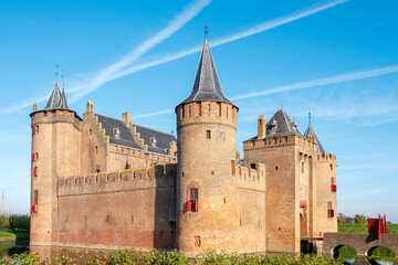 Fototapeta premium Muiderslot (1280) Muiden, Noord-Holland Province, The Netherlands