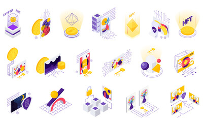 Crypto Art Icon Set