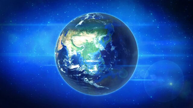 zoom into earth Dubai from space
