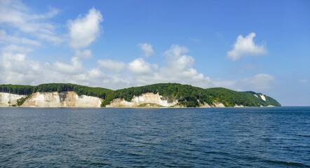 Naklejka premium Chalk cliffs at Ruegen