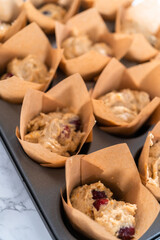Cranberry muffins