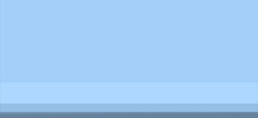 EmEmpty blue color shelf table background, product display with copy space for display of content design banner for advertising product on the website.