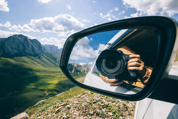 Travel in high altitude forest mountains