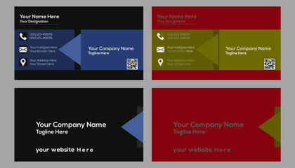 New Business Card Template Design - Modern Business Card Template Design
