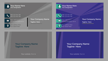 New Business Card Template Design - Modern Business Card Template Design
