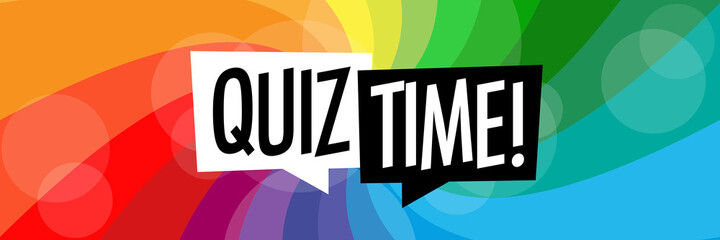 Fototapeta premium Quiz time