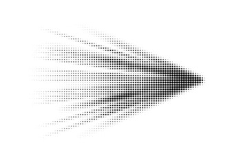 Burst Halftone light effect. glowing light burst. abstract grunge halftone dots background.