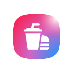 Obraz premium Fast Food - Sticker