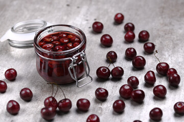 Cherry jam is a traditional dessert made from cherries and sugar among the Eastern Slavs -...