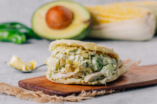  Reina pepeada, the most famous arepa in Venezuela