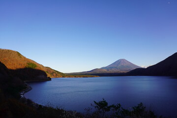 富士山と湖