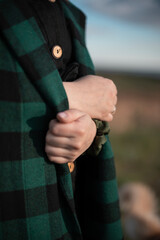 person holding hands