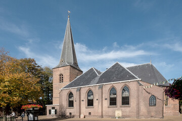 Fototapeta na wymiar Grote kerk (15th century) Putten, Gelderland province, The Netherlands