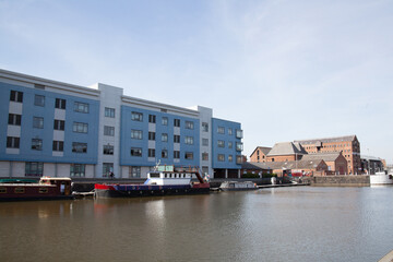 Gloucestershire College by the River Severn in Gloucester in the UK